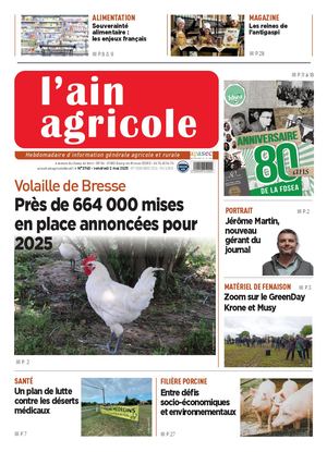 Ain Agricole vendredi 2 mai 2025