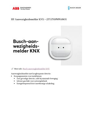 ABB HF Aanwezigheidsmelder KNX