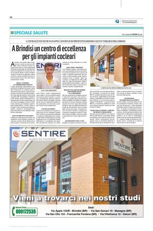 Speciale Salute 30 04 Ed Brindisi