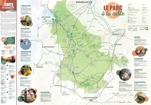 PNR des Landes de Gascogne - Carte