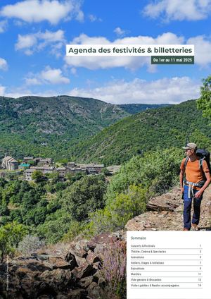 Agenda des Cévennes d'ardèche du 1er au 11 mai2025