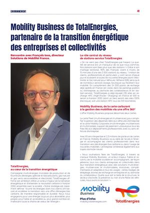 Transition énergétique : exemple d'interview