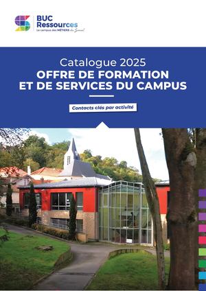 Catalogue De Formation Et De Services Buc Ressources