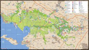 Carte Touristique du Parc naturel régional du Marais poitevin