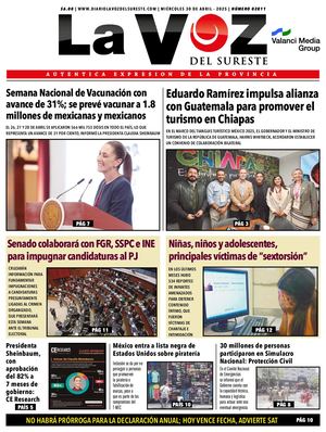 Diario La Voz del Sureste 30 04 2025