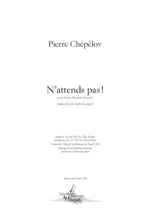 Chépélov - 11 - N'attends pas! Ext
