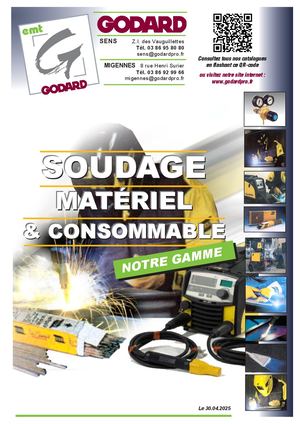 GODARD catalogue Soudage (matériel et consommables)