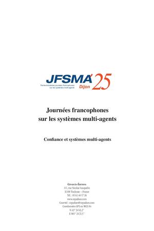 Extrait 2194 JFSMA 2025. Systèmes multi-agents : Confiance et systèmes multi-agents