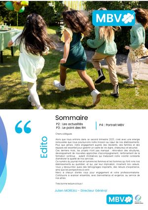 La Lettre Mbv Numero 7 Avril 2025