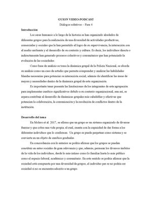 Aportes Foro Guión Mayo 2025