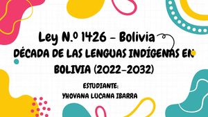 LEY 1426