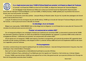 Anniversaire Premier Vol A380