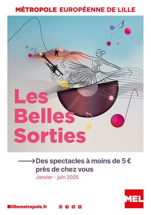 Les Belles Sorties - Programme de janvier - juin 2025