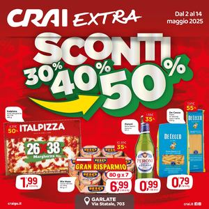 Volantino Crai Codè Extra Garlate dal 2 al 14 maggio