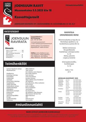 Joensuu20250505 T4€ 4v