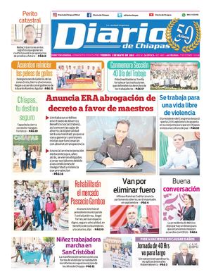 Portada, Viernes 2 De Mayo De 2025