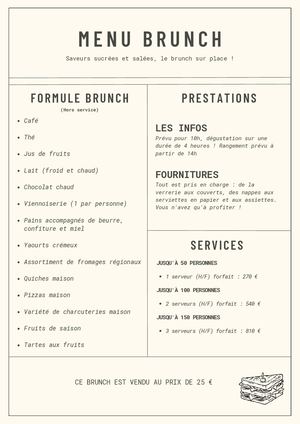 Brunch - Mariage x Les Ranchisses