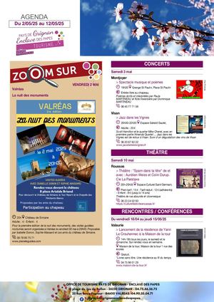 Agenda Du 2 Au 12 Mai 2025