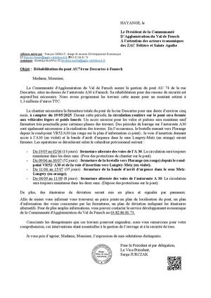 Réhabilitation du Pont Descartes