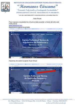 Manual De Acceso A Plataforma Virtual Docentes Versión 2025_I