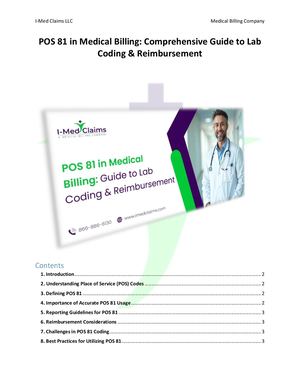 POS 81 Explained: A Key Billing Code for Labs