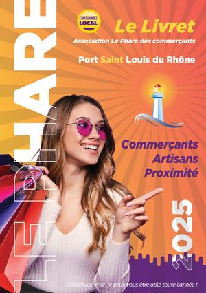 Le Livret des commerçants 2025 : Association le Phare de Port Saint Louis