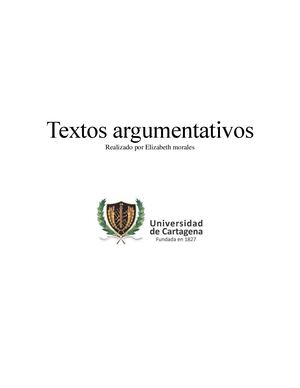 Textos Argumentativos