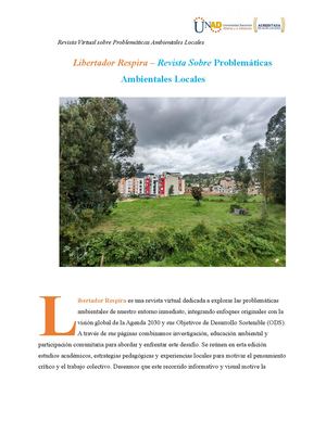 Revista Virtual Sobre Contaminación Del Aire En El Barrio Libertador De Duitama
