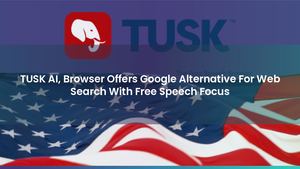 TUSK AI, Browser Offers Google Alternative For Web Search With Free Speech Focus
