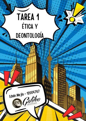 Tarea 1 Ética y Deontología