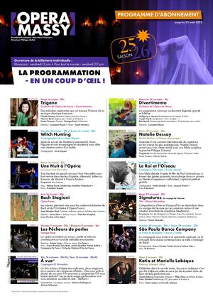 Abonnements Opera De Massy 25 26