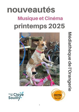 Nouveaux CD et DVD Printemps 2025