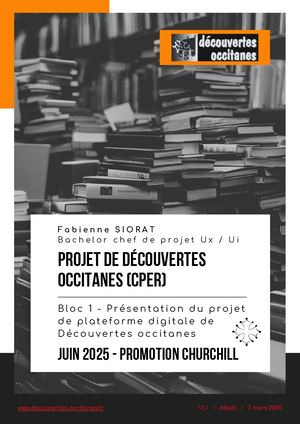 Mémoire Découvertes Occitanes Cper Projet Ux Ui