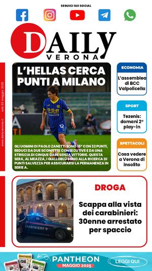 Daily Verona 03 Maggio 2025