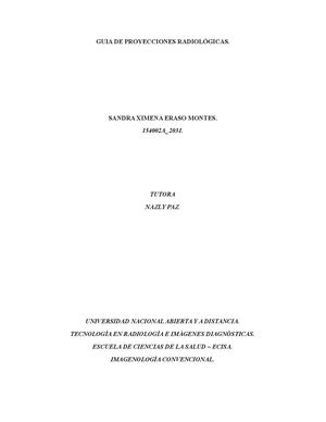 Guia De Proyecciones Radiològicas