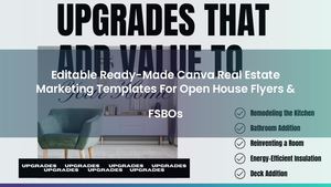Editable Ready-Made Canva Real Estate Marketing Templates For Open House Flyers & FSBOs