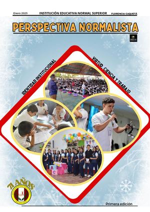 Revista Perspectiva  Normalista-Primera Edición-