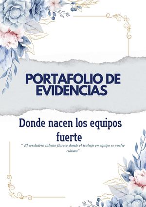Portafolio De Evidencia
