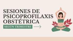 Sesiones de Psicoprofilaxis Obstetrica