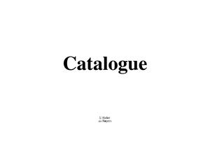 Catalogue Complet 05/2025