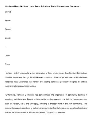 Harrison Herdzik How Local Tech Solutions Build Co