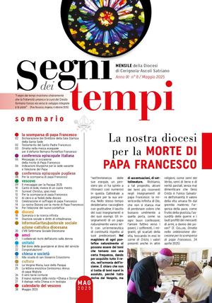 Segni Dei Tempi N 08 Maggio 2025