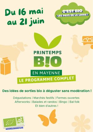 Le Printemps Bio en Mayenne
