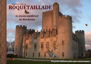 Château Fort De Roquetaillade Iconique En Gironde