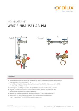 Technik-Datenblatt WMZ AB PM x-net