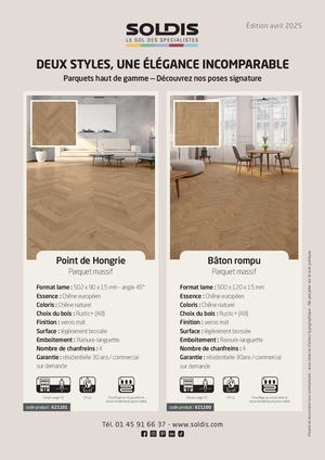 Flyer Parquet Massif Soldis - Avril 2025