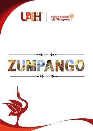 Cartilla Turística, Zumpango