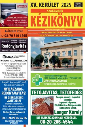 Tizenötödik Kerület Kézikönyve 2025 Internet