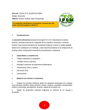 La expansión ultramarina y la posterior construcción del orden colonial español en América