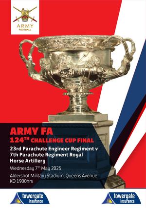 Army FA 124th Challenge Cup Final Programme 2025